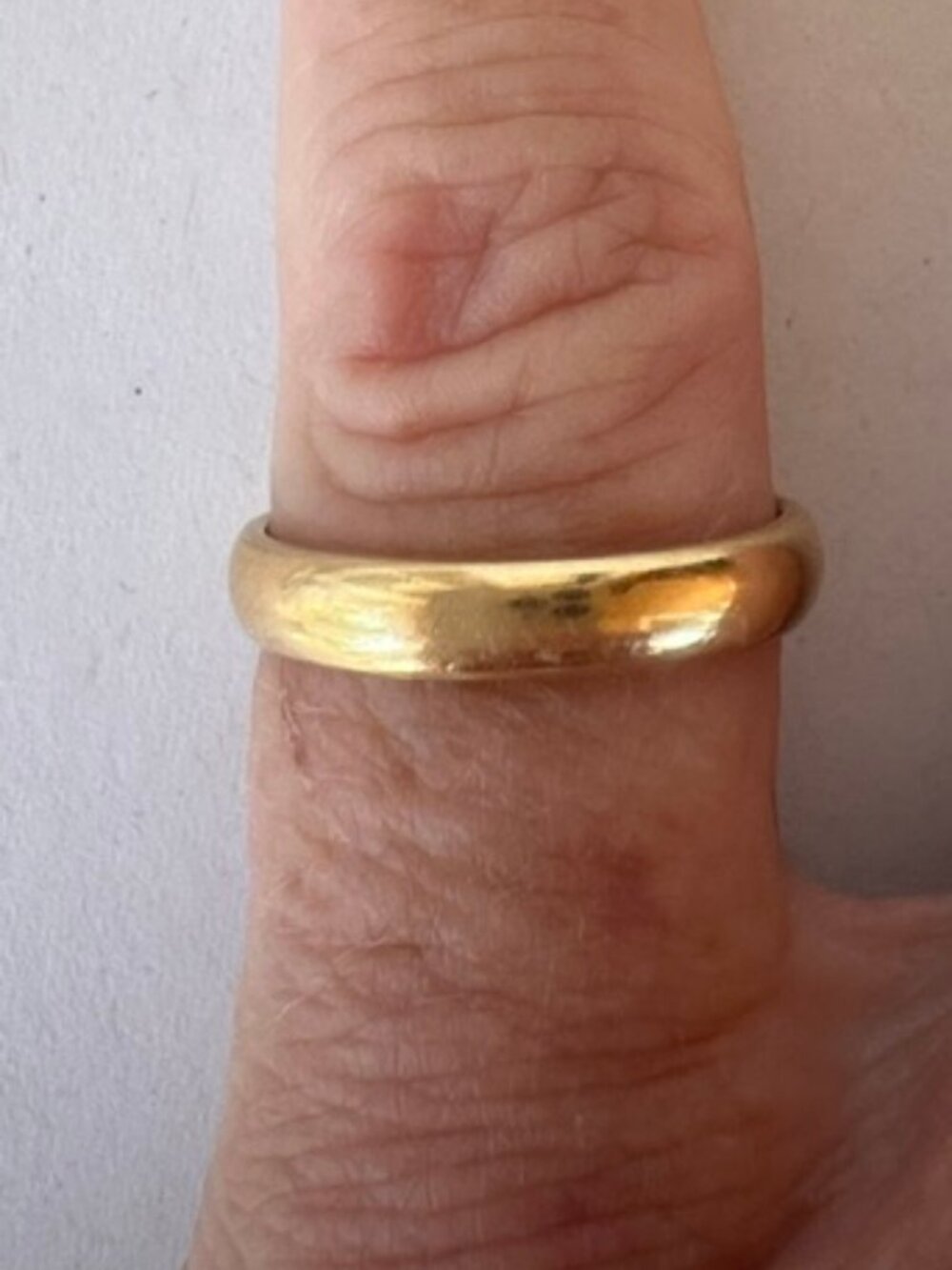 Antique 1911 10K Gold Wedding Band Size 8 4.3g